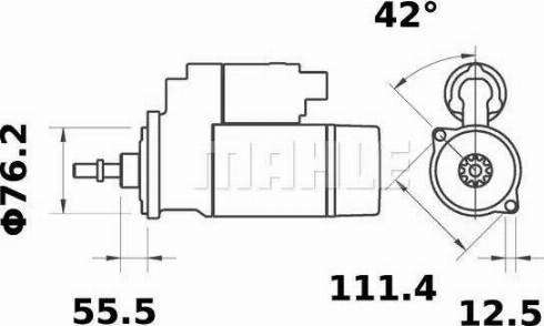 MAHLE MS 81 - Démarreur cwaw.fr