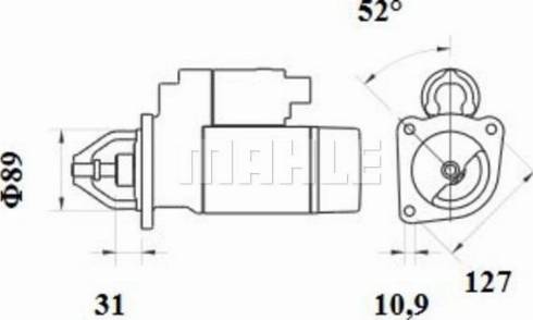 MAHLE MS 72 - Démarreur cwaw.fr