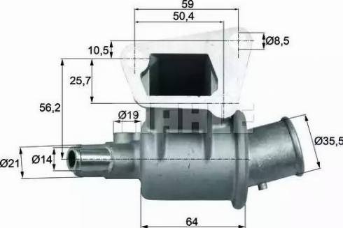 MAHLE TI 189 83D - Thermostat d'eau cwaw.fr