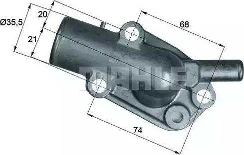 MAHLE TI 188 87D - Thermostat d'eau cwaw.fr