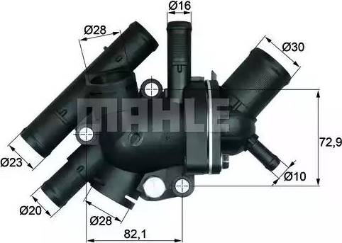 MAHLE TI 134 88 - Thermostat d'eau cwaw.fr