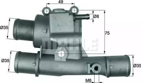 MAHLE TI 130 88 - Thermostat d'eau cwaw.fr