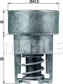 MAHLE TX 98 89 - Thermostat d'eau cwaw.fr