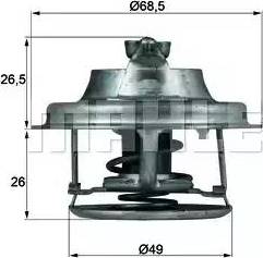 MAHLE TX 102 82D - Thermostat d'eau cwaw.fr