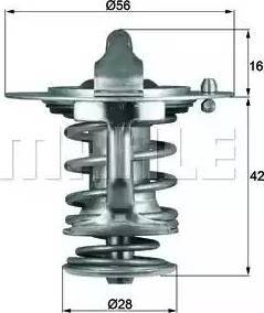 MAHLE TX 83 77 - Thermostat d'eau cwaw.fr