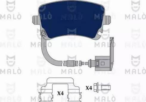 AKRON-MALÒ 1050788 - Kit de plaquettes de frein, frein à disque cwaw.fr