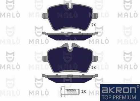 AKRON-MALÒ 1051384 - Kit de plaquettes de frein, frein à disque cwaw.fr