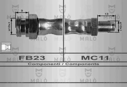 AKRON-MALÒ 8382 - Flexible de frein cwaw.fr