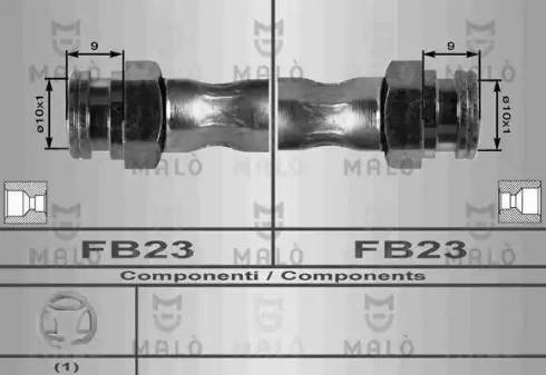 AKRON-MALÒ 8417 - Flexible de frein cwaw.fr