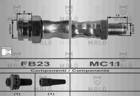 AKRON-MALÒ 8483 - Flexible de frein cwaw.fr