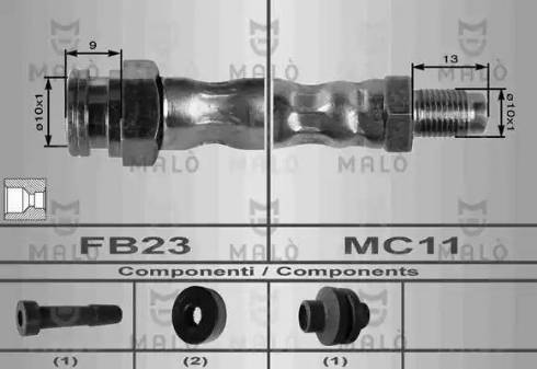 AKRON-MALÒ 8560 - Flexible de frein cwaw.fr