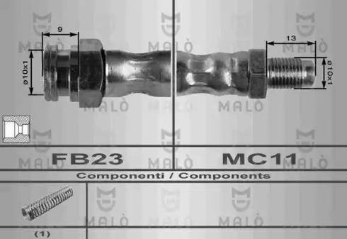 AKRON-MALÒ 8394 - Flexible de frein cwaw.fr