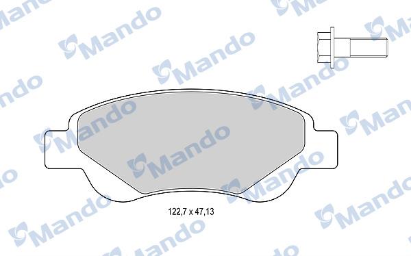 Mando MBF015479 - Kit de plaquettes de frein, frein à disque cwaw.fr