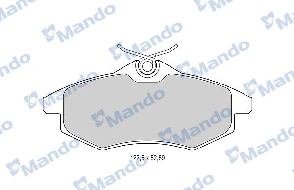 Mando MBF015170 - Kit de plaquettes de frein, frein à disque cwaw.fr