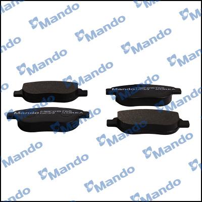 Mando MBF015765 - Kit de plaquettes de frein, frein à disque cwaw.fr