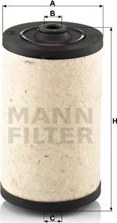 Mann-Filter BFU 811 - Filtre à carburant cwaw.fr