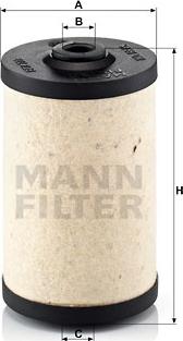 Mann-Filter BFU 700 x - Filtre à carburant cwaw.fr