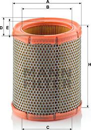 Mann-Filter C 1460 - Filtre à air cwaw.fr