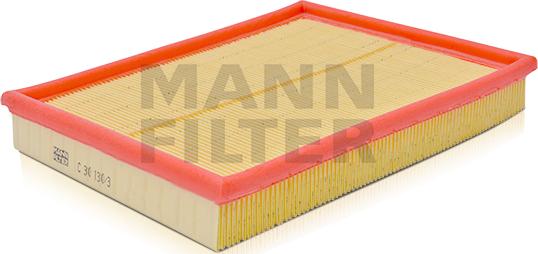 Mann-Filter C 30 130/3 - Filtre à air cwaw.fr