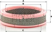 Mann-Filter C 2443 - Filtre à air cwaw.fr