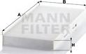 Mann-Filter CU 4054 - Filtre, air de l'habitacle cwaw.fr