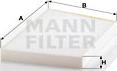 Mann-Filter CU 3461/1 - Filtre, air de l'habitacle cwaw.fr