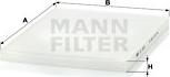 Mann-Filter CU 3059 - Filtre, air de l'habitacle cwaw.fr