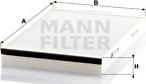 Mann-Filter CU 3054 - Filtre, air de l'habitacle cwaw.fr