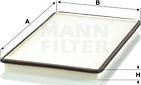 Mann-Filter CU 3032 - Filtre, air de l'habitacle cwaw.fr