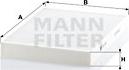 Mann-Filter CU 3037 - Filtre, air de l'habitacle cwaw.fr