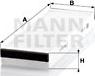 Mann-Filter CU 3023-2 - Filtre, air de l'habitacle cwaw.fr