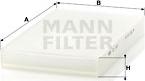 Mann-Filter CU 3192 - Filtre, air de l'habitacle cwaw.fr