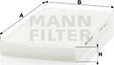 Mann-Filter CU 2956 - Filtre, air de l'habitacle cwaw.fr