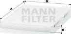 Mann-Filter CU 2951/1 - Filtre, air de l'habitacle cwaw.fr