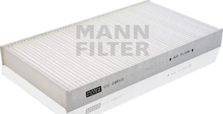 Mann-Filter CU 2951/2 - Filtre, air de l'habitacle cwaw.fr