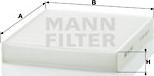 Mann-Filter CU 2440 - Filtre, air de l'habitacle cwaw.fr