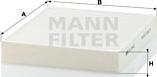 Mann-Filter CU 2442 - Filtre, air de l'habitacle cwaw.fr