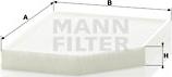 Mann-Filter CU 2450 - Filtre, air de l'habitacle cwaw.fr