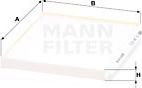 Mann-Filter CU 24 013 - Filtre, air de l'habitacle cwaw.fr