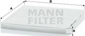 Mann-Filter CU 2435 - Filtre, air de l'habitacle cwaw.fr