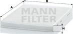 Mann-Filter CU 2436 - Filtre, air de l'habitacle cwaw.fr