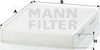 Mann-Filter CU 2433 - Filtre, air de l'habitacle cwaw.fr