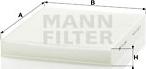 Mann-Filter CU 2545 - Filtre, air de l'habitacle cwaw.fr