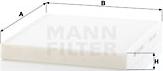 Mann-Filter CU 26 009 - Filtre, air de l'habitacle cwaw.fr