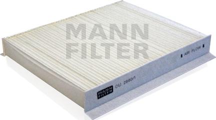 Mann-Filter CU 2680/1 - Filtre, air de l'habitacle cwaw.fr