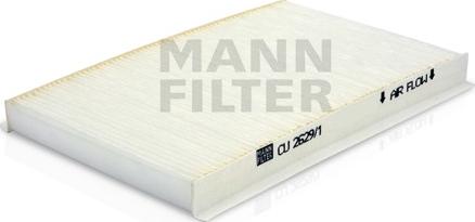 Mann-Filter CU 2629/1 - Filtre, air de l'habitacle cwaw.fr