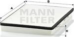 Mann-Filter CU 2672 - Filtre, air de l'habitacle cwaw.fr