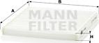 Mann-Filter CU 2027 - Filtre, air de l'habitacle cwaw.fr