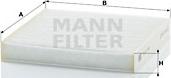 Mann-Filter CU 21 003 - Filtre, air de l'habitacle cwaw.fr