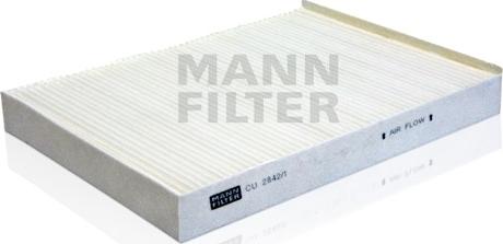 Mann-Filter CU 2842/1 - Filtre, air de l'habitacle cwaw.fr